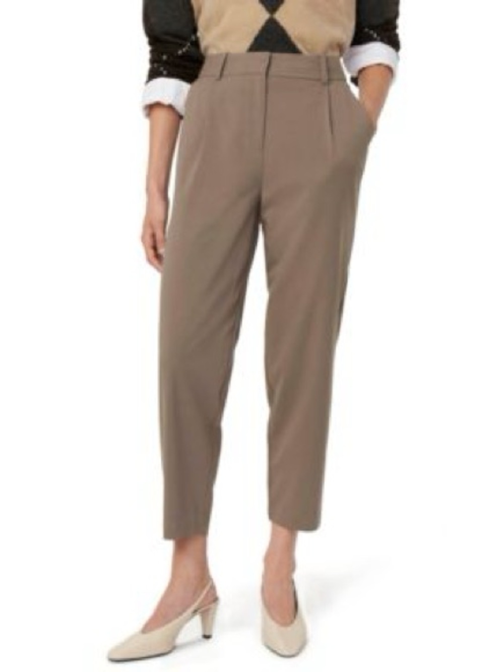 Frank and Oak Brown Amelia Balloon Fit Women's Pants NWOT